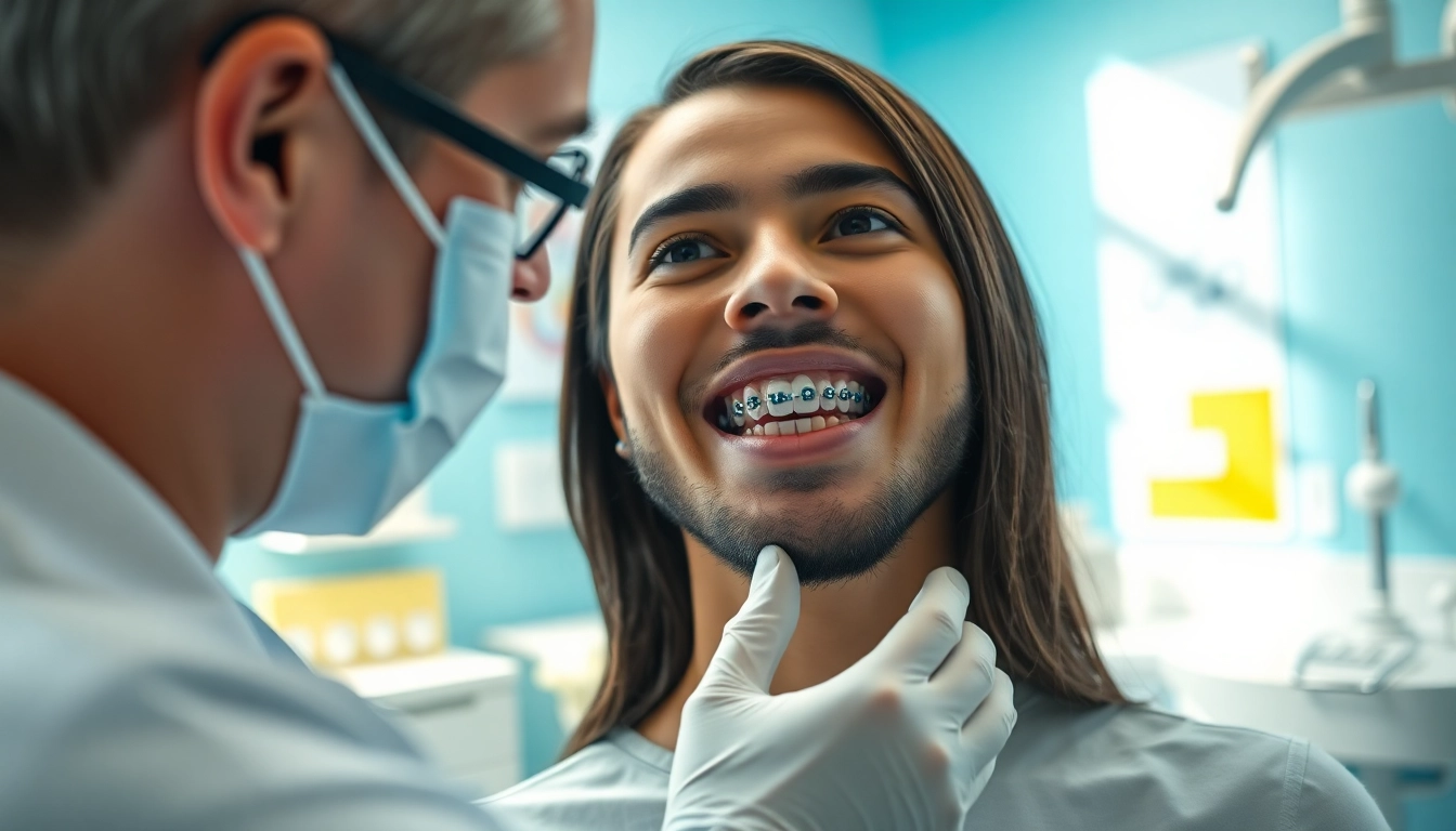 Assessing braces Myrtle Beach while ensuring patient comfort in a modern dental setting.